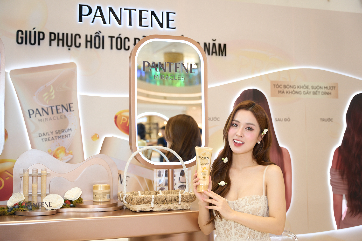 Pantene giới thiệu sản phẩm Dưỡng tóc chuyên sâu mới: Kem ủ tóc Serum và Mặt nạ ủ tóc Chuyên sâu Pantene Miracles