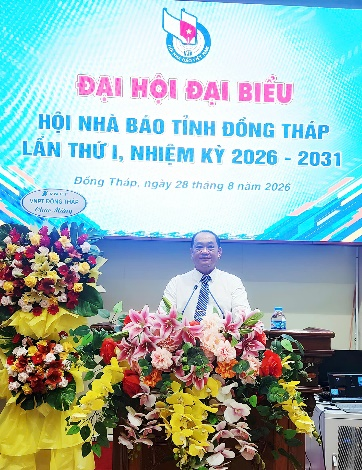 Đại hội Đại biểu Hội nhà báo tỉnh Đồng Tháp lần thứ I (nhiệm kỳ 2026- 2031): Thú vị với “Người dẫn chương trình đặc biệt”.