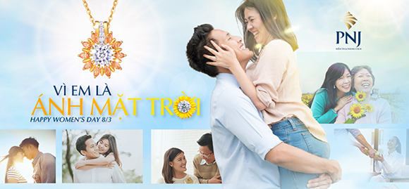 You are my sunshine – Cùng PNJ trao quà tặng vàng dành tặng nàng mùa 8/3