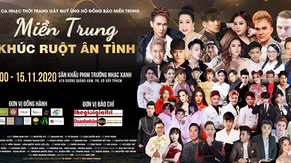 Chương trình "Miền Trung khúc ruột ân tình" nhận được ủng hộ