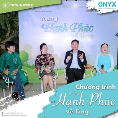 ONYX Cosmetics đồng hành cùng chương trình “Mang Hạnh Phúc Về Làng”