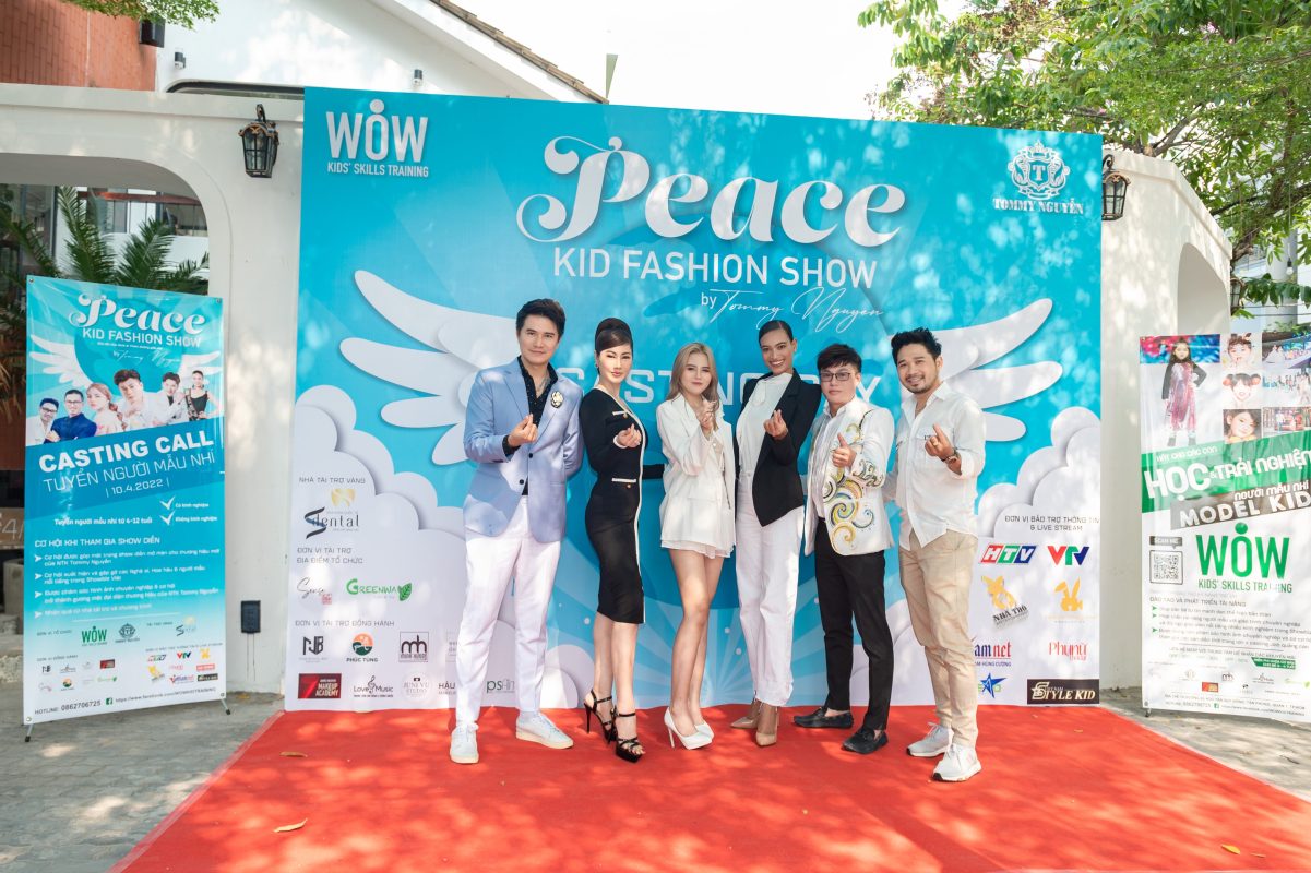 Buổi casting PEACE KID FASHION SHOW BY TOMMY NGUYỄN ra mắt giới thời trang Kid