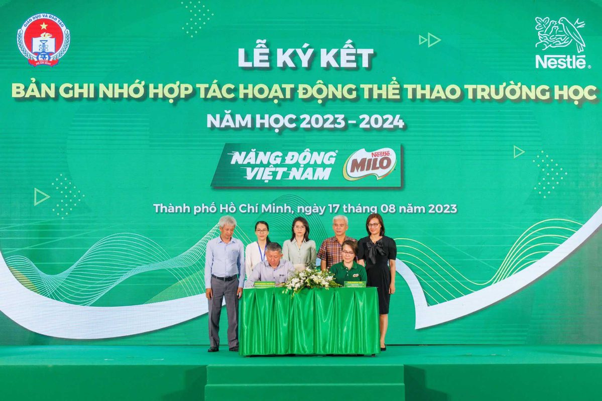 Nestlé Việt Nam và Sở Giáo dục và Đào tạo TP.HCM ký thỏa thuận hợp tác cho năm học 2023 – 2024