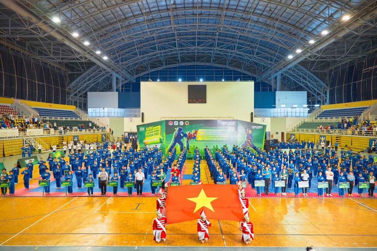 Gần 1.500 VĐV môn Vovinam tranh tài tại Hội khỏe Phù Đổng năm học 2023 – 2024