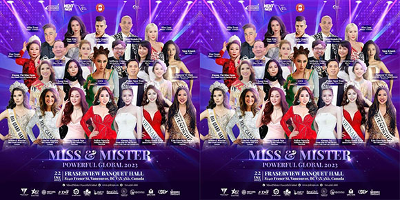 Đêm chung kết Miss & Mister Powerful Global tại Canada đang nóng lên từng ngày.