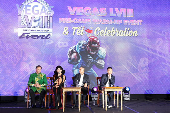 NTK Quỳnh Paris mang “ Hương sen Phương Đông đến Vegas LVIII Pregame Warm Up Event & Tết Celebration”