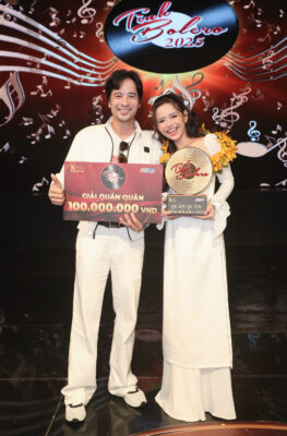 Đoàn Minh Tài chúc mừng cô em gái Hiền Trang đăng quan Quán quân Tình Bolero 2025