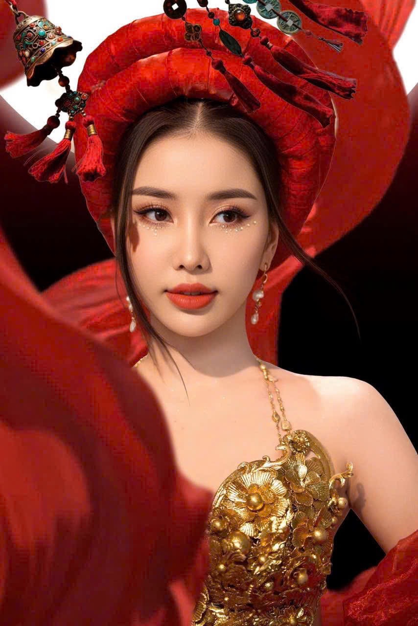 Vẻ đẹp đằm thắm và khí chất sang trọng đặc trưng của một Hoa hậu Thế giới người Việt.